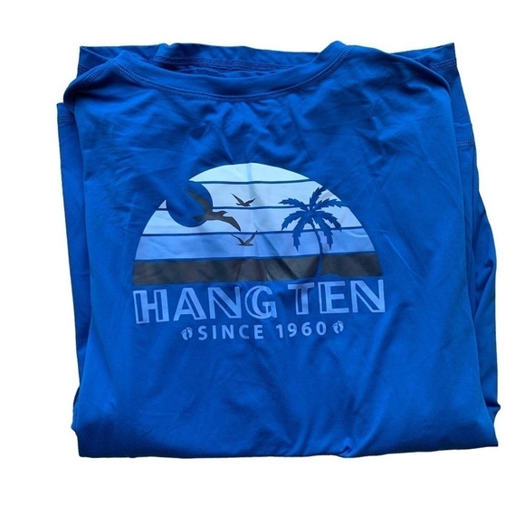Hang Ten | Hang Ten Men's UPF 50+ Long Sleeve Rash Guard - Picture 1 of 5